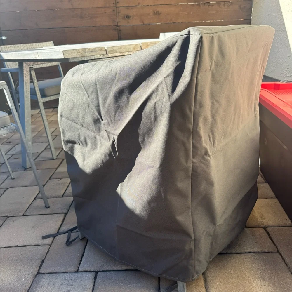 West Elm Gray Chair Covers x4